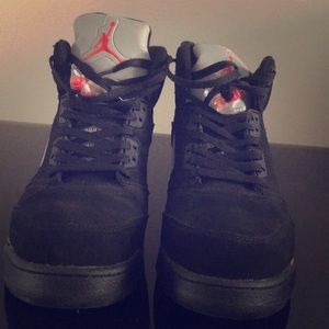 Air Jordan’s 5s Black and Grey Men